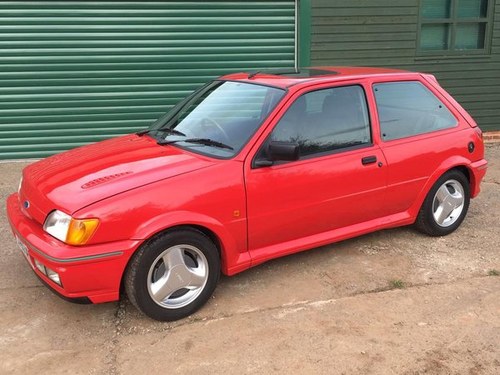 1991 Fiesta RS Turbo --- Partially Restored For Sale by Auction