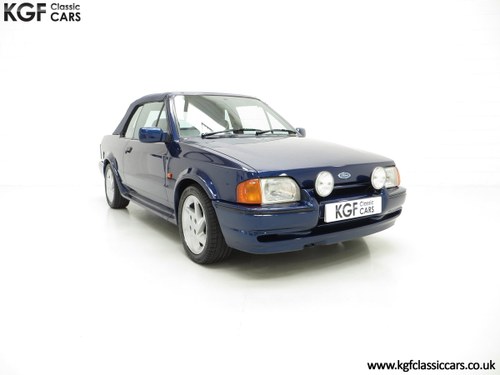 1990 The Special Edition Ford Escort XR3i Cabriolet SOLD