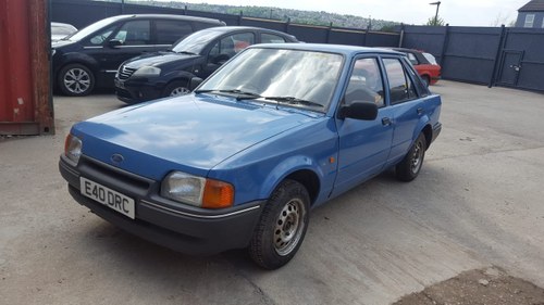 1987 Ford escort 1.3 ohv 4 door blue SOLD