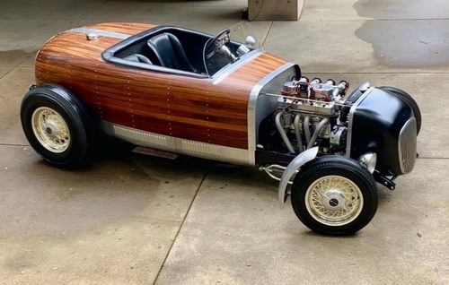 1932 Ford Roadster Special = Custom 1 off Woodie $39.5k For Sale