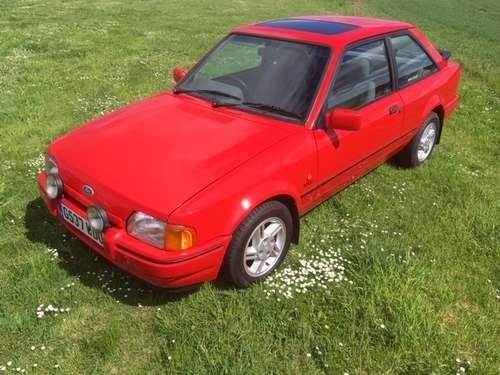 1989 Ford Escort XR3i Injection at Morris Leslie Auction 25th May In vendita all'asta