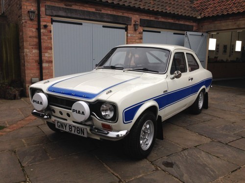 1974 ROAD RALLY PREPARED MK1  RS2000 SOLD