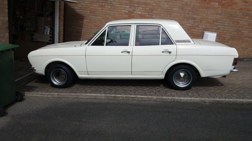 1968 FORD MK2 CORTINA 1300 DELUXE ERMINE WHITE For Sale