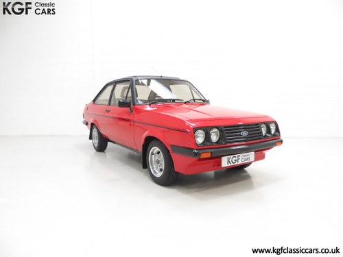 1980 A Ford Escort Mk2 RS2000 Custom with 27,207 Miles SOLD