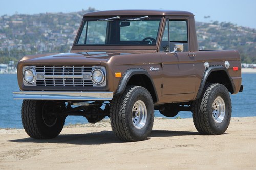 1971 Ford Bronco = 302 auto Mods Buckets Solid driver $46.5k For Sale