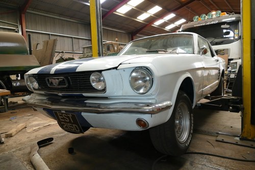 1966 Ford Mustang, 3,300 cc. For Sale by Auction