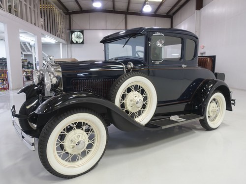 1930 Ford Model A Deluxe Rumble Seat Coupe SOLD