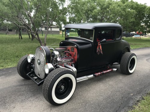1929 Ford Model A 5 window chopped top High-Boy cpe 350/350  SOLD