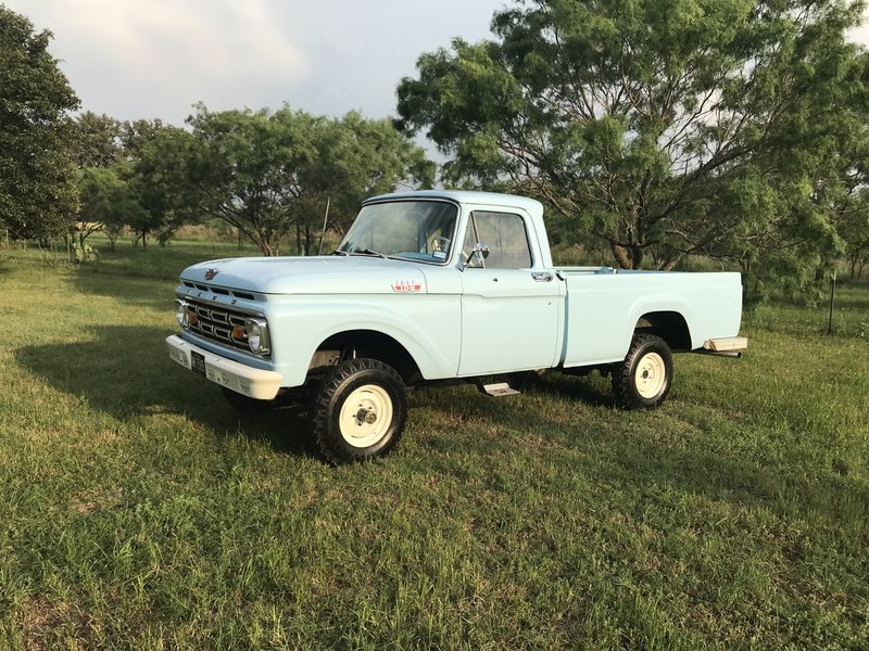 1964 FORD F-100 4X4, CUSTOM CAB, 2922 PRODUCED