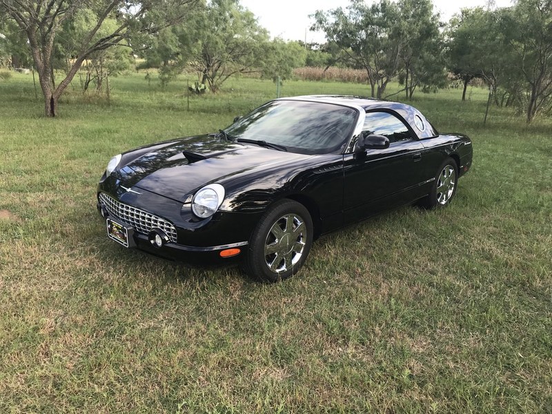 2002 FORD THUNDERBIRD 2DR CONV W/HARDTOP PREMIUM Black