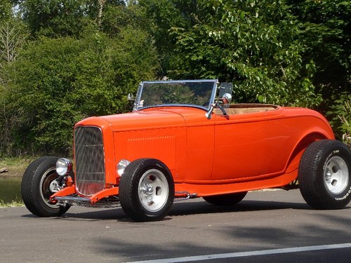 1932 Ford Hi-Boy Roadster =Fast 302 V-8 + auto trans $32.5k For Sale