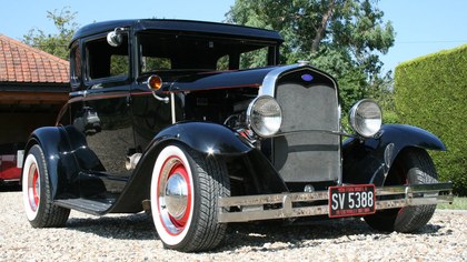 Model A V8 Coupe Hot Rod and other unusual cars