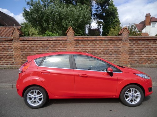 2014 Fiesta Zetec, 1 lady owner from new For Sale