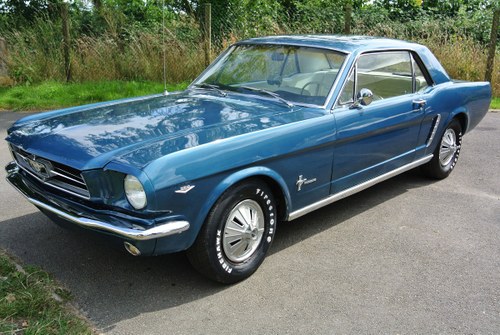 1965 Ford Mustang V8 Auto Metallic Blue PROJECT VENDUTO