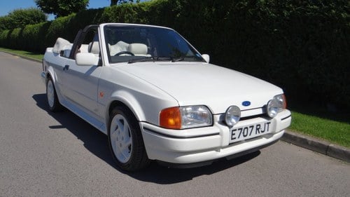 1988 Escort Xr3i cabriolet all white special edition For Sale