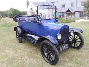 1921 Ford model T Tourer, Manchester build right-hand drive SOLD