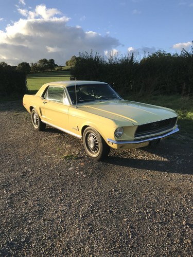 1968 Ford Mustang V8 coupe with genuine low miles In vendita