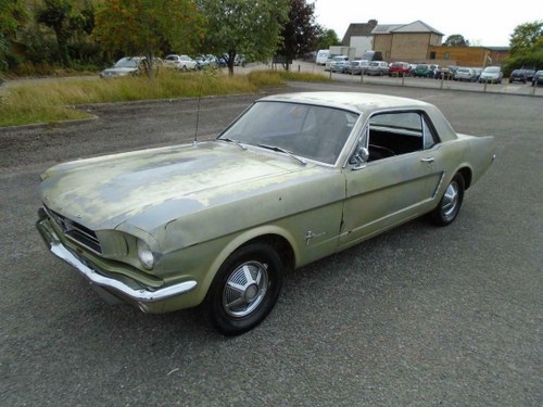FORD MUSTANG 3.3 AUTO COUPE (1965) SOLID CAR TO RESTORE! SOLD