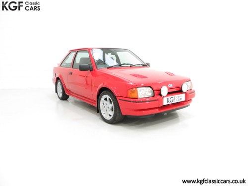 1987 An Immaculate Early Ford Escort RS Turbo Series 2 SOLD