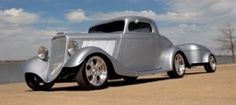 1934 Ford 3 Window Coupe Custom Fast LT1 + Trailer $67.5k Kaufen Bei