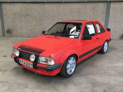 1983 Ford Escort RS 1600i For Sale by Auction