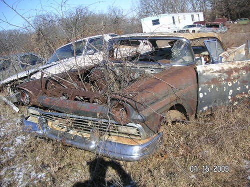 1957 Ford Fairlane 500 2dr HT-Parting Out For Sale