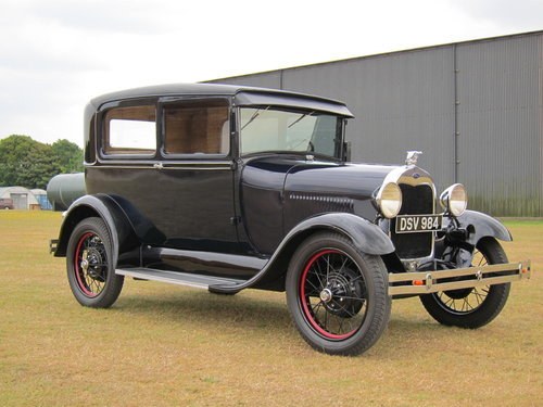 1929 Model A - 2 door Tudor For Sale