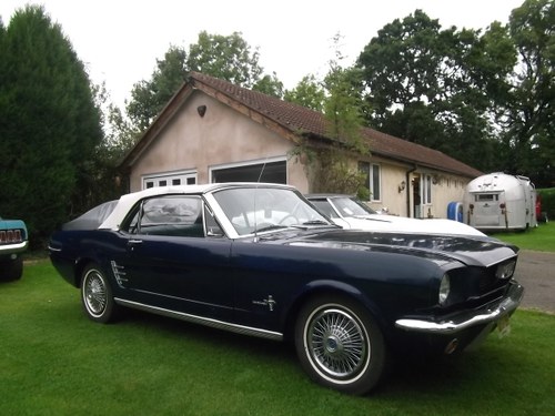 1966 Mustang Convertible Straight 6, Automatic, Light restoration SOLD