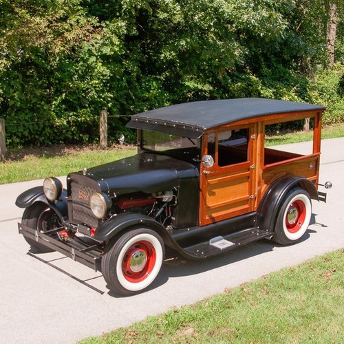 1927 Ford Model T HotRod Woody Wagon Cool Custom V-8 $22.9k For Sale