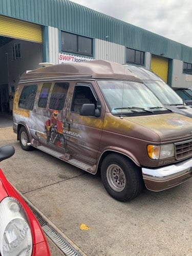 1992 Ford Day Van with motorcycle artwork paint job For Sale