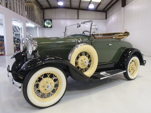 1930 Ford Model A Deluxe Rumble Seat Roadster SOLD
