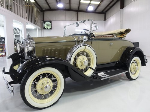 1930 Ford Model A Deluxe Rumble Seat Roadster SOLD