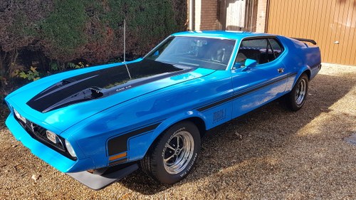 1972 Ford Mustang Mach 1 302ci V8 Fastback SOLD