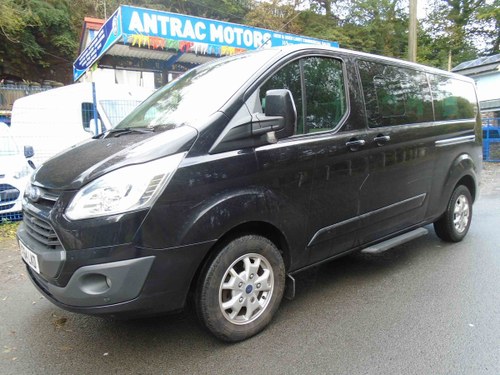 2014 FORD TOURNEO LWB TITANIUM IN BLACK WITH 53K MILES For Sale