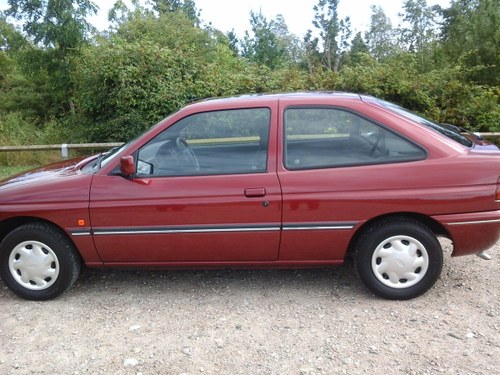 1993 Ford escort 1.3 Only 11000 miles. One owner SOLD