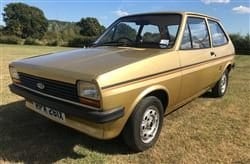 1981 Fiesta Mk1 1.1 3/dr Pop-Barons Sandown Pk Sat 26 Oct 2019 In vendita all'asta