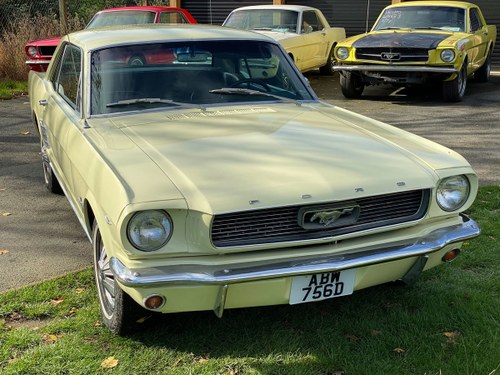 1966 V8 Auto Ford Mustang Springtime Yellow PROJECT SOLD