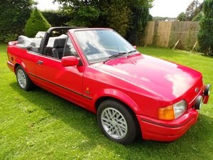 1989 Escort XR3i Cabriolet with Supporting History File SOLD