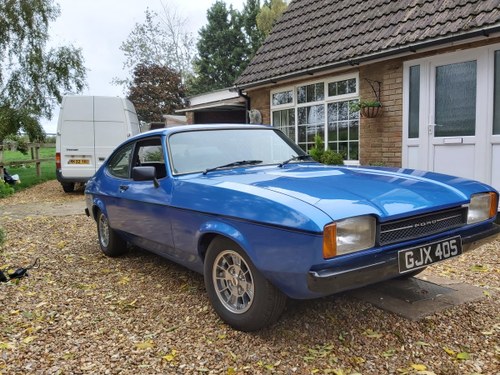 1978 ford capri mk2 3.0 ghia  manual  blue In vendita