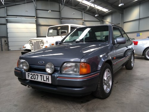 1989 Ford Escort XR3 INJ For Sale by Auction