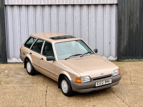 Stunning 1988 Ford Escort 1.6gl estate *15,392 mls from new* SOLD