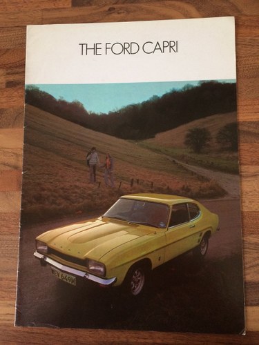 1973 Ford Capri sales brochure In vendita