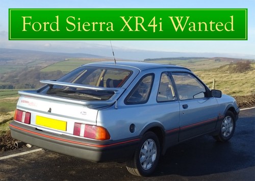 1986  FORD SIERRA XR4i WANTED, CLASSIC CARS WANTED, QUICK PAYMENT