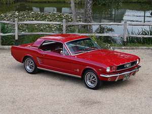 1966 FORD MUSTANG 289 COUPE AUTOMATIC , POWER STEERING For Sale (picture 1 of 6)