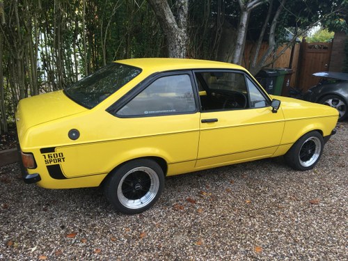 1980 ESCORT SPORT 1600 mk2 VENDU