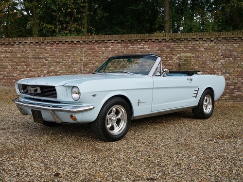1966 Ford Mustang 289 V8 Convertible original colours, disc brake In vendita