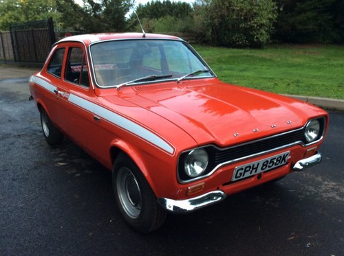 1971 Escort Mexico 'an early battery in the boot car'  For Sale by Auction