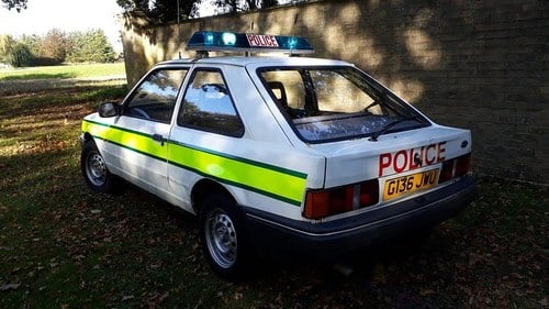 1990 Ford Escort Police Car For Sale