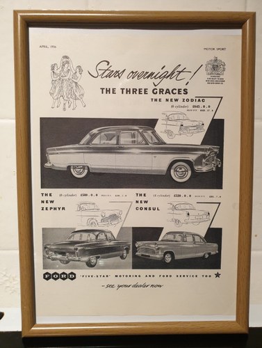 1956 Original Ford Advert VENDUTO