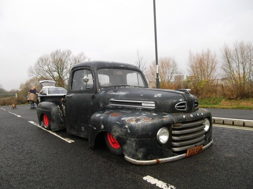 1949 F1,F100, 2.4 Diesel, Right Hand Drive,Rat Rod Air Suspension SOLD